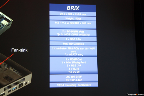 废电脑回收：技嘉展示迷你电脑Brix，将对Intel NUC造成压力