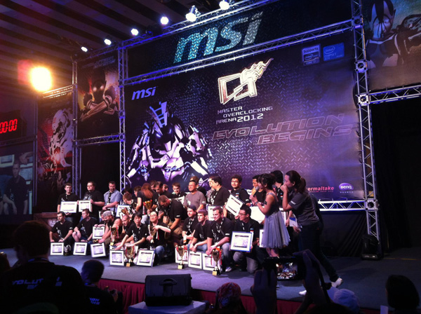 微星MOA超频赛结果出炉，韩国选手夺冠