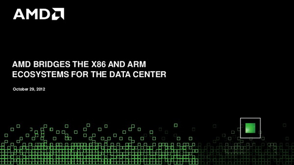 AMD已完成ARM APU设计，争取CPU、GPU共享内存