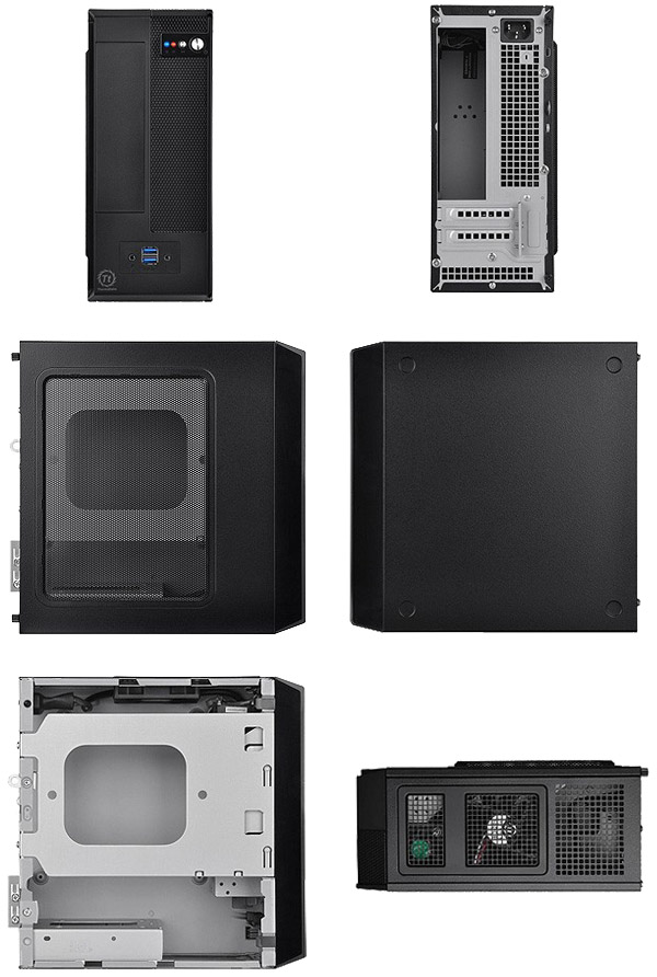 配备80Plus铜牌电源，Tt推出SD101 Mini-ITX机箱  第5张