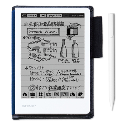 融合e-notebook和平板，夏普将发布WG-N10 E-NotePad