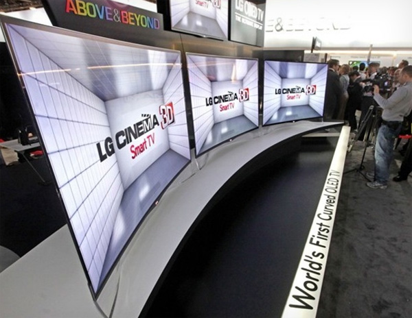 两个世界第一，LG和三星的可弯曲OLED电视宣传口号撞衫
