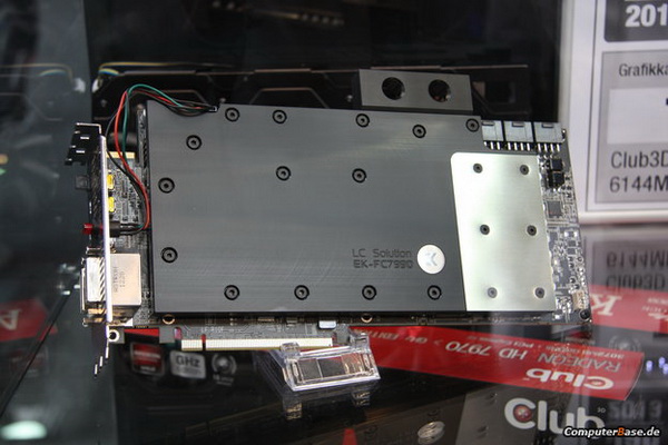 Ares II不再独一份，Club3D也有水冷版HD 7990  第1张