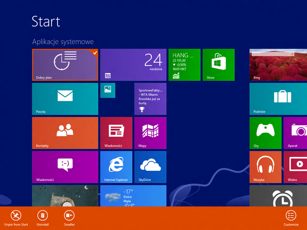 Windows Blue大量截图：重做开始屏幕，预装应用功能增强