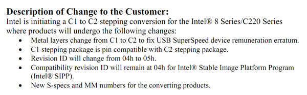 8系主板升级C2步进，Haswell USB 3.0问题已解决