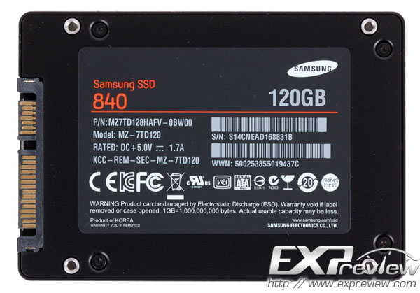 低价的诱惑，三星840 120GB SSD固态硬盘评测