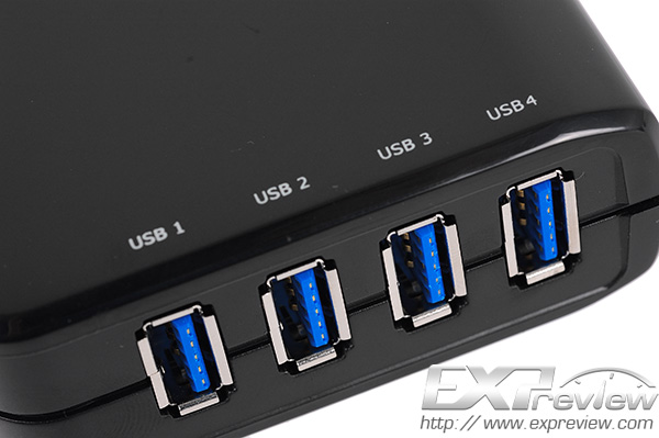 奥睿科H4968-U3四端口USB 3.0高速集线器